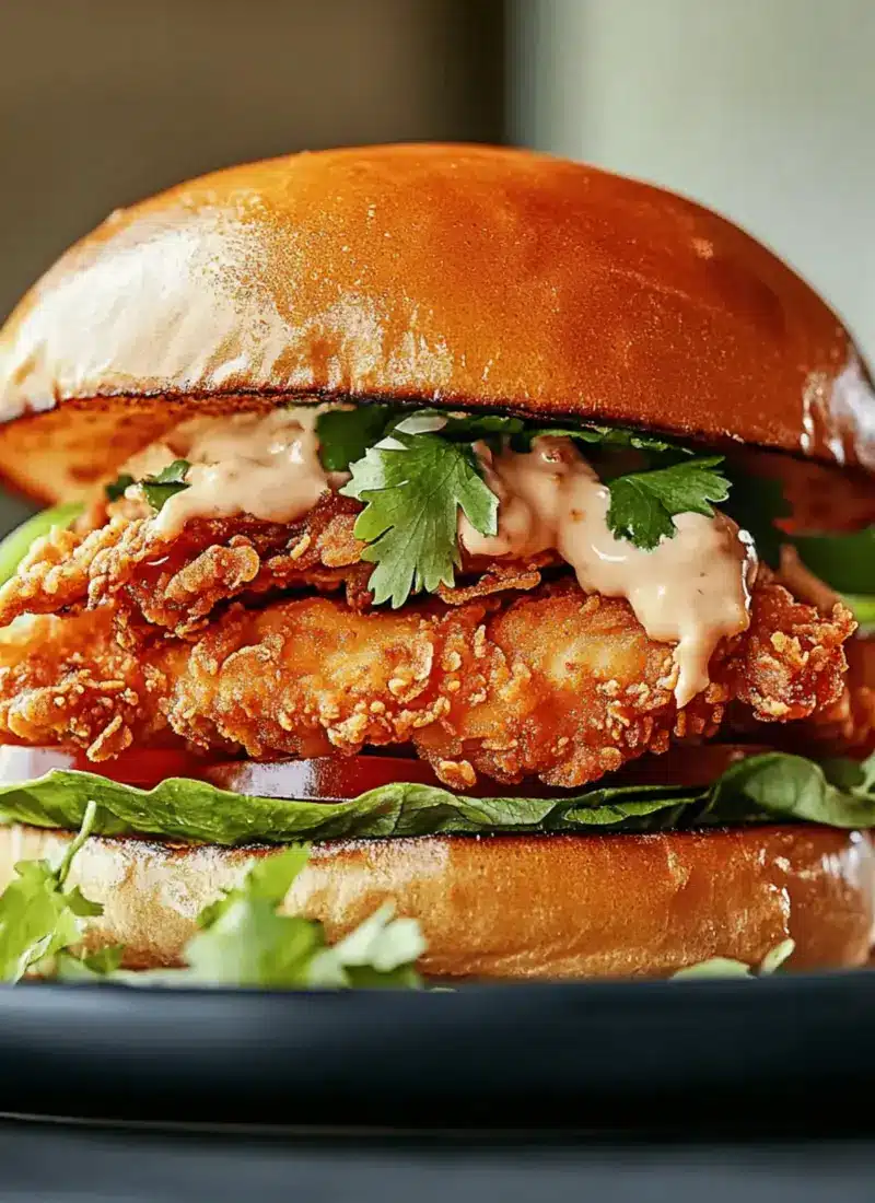 Flavor-Packed Thai Fried Chicken Sandwich Recipe