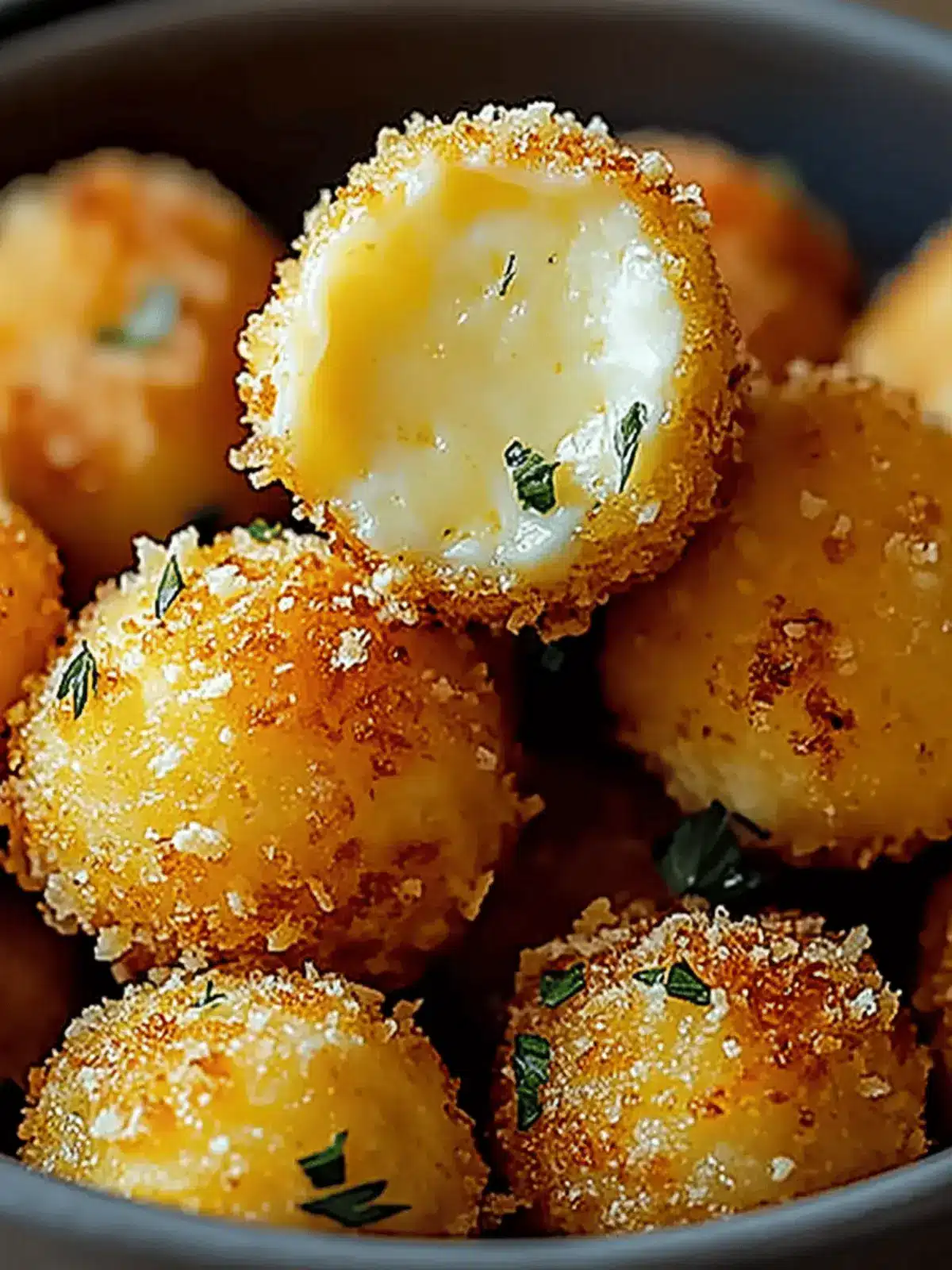 Cheesy Parmesan Mozzarella Bites
