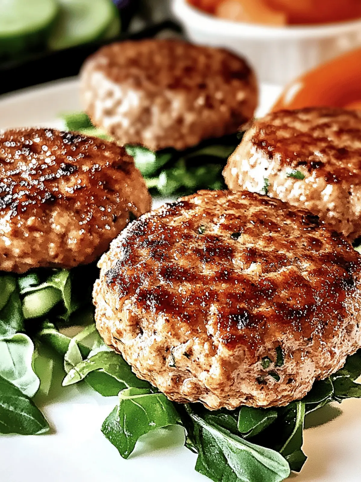 Juicy Ground Turkey Burgers