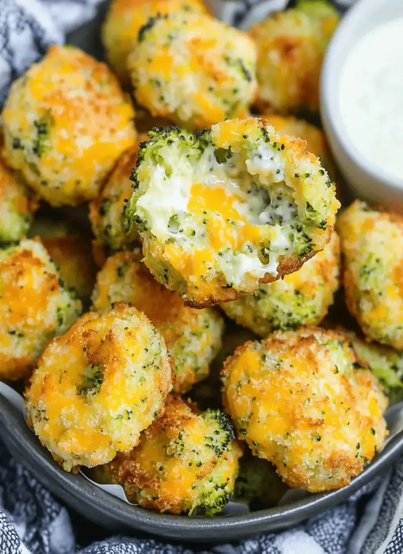 Keto Broccoli Cheddar Bites (less than one net carb each)