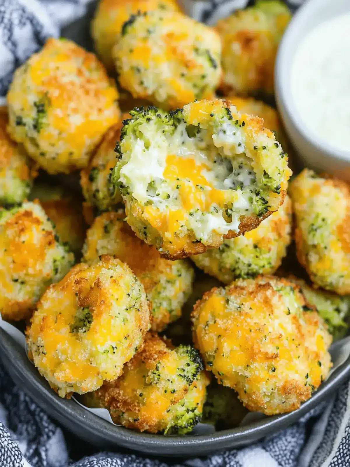Keto Broccoli Cheddar Bites (less than one net carb each)