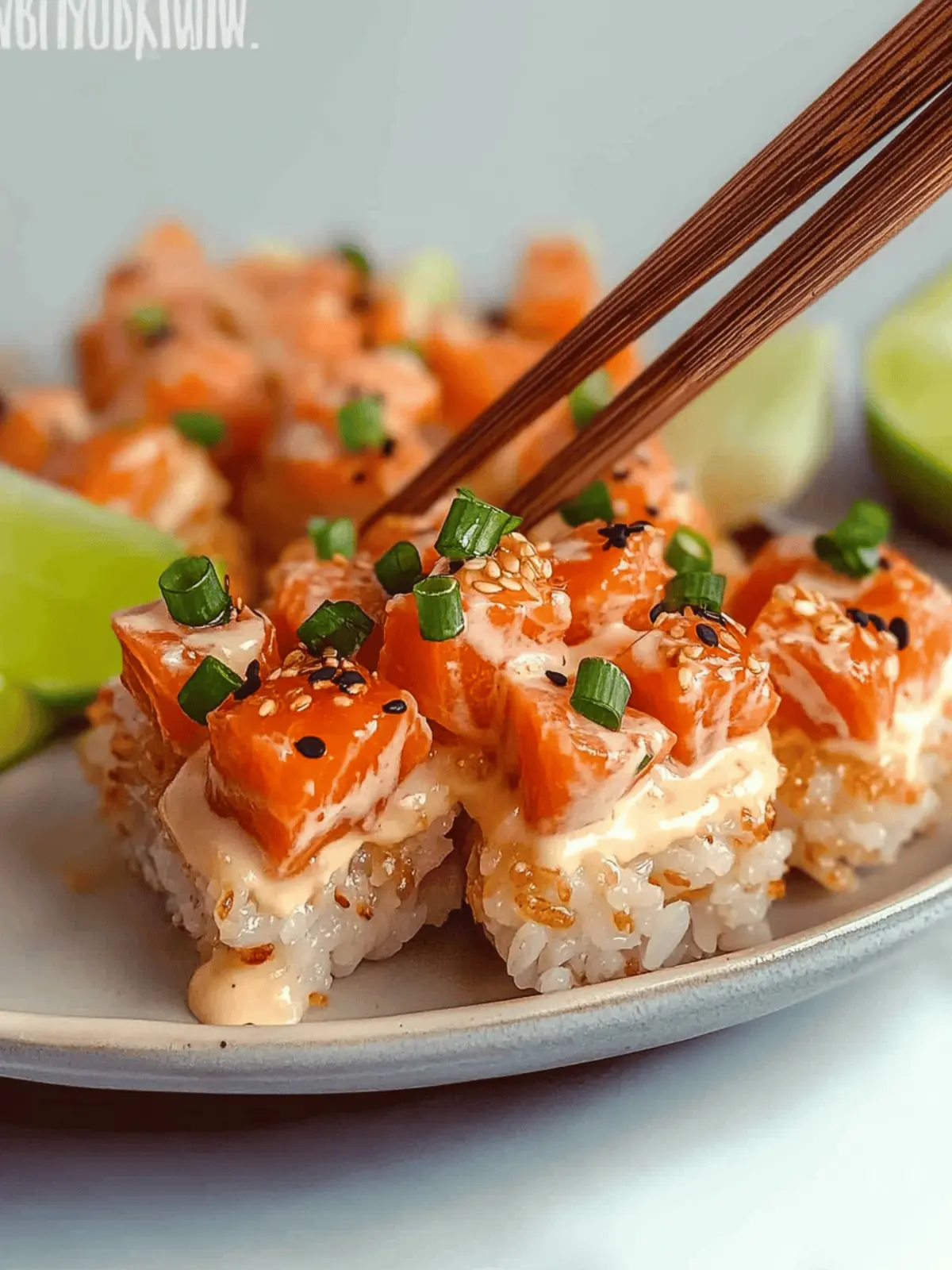 Salmon Crispy Rice