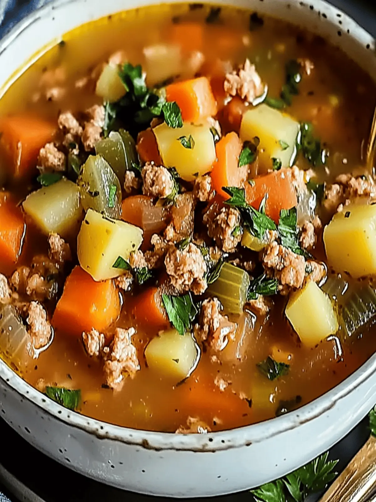 Ground Turkey Soup Recipe