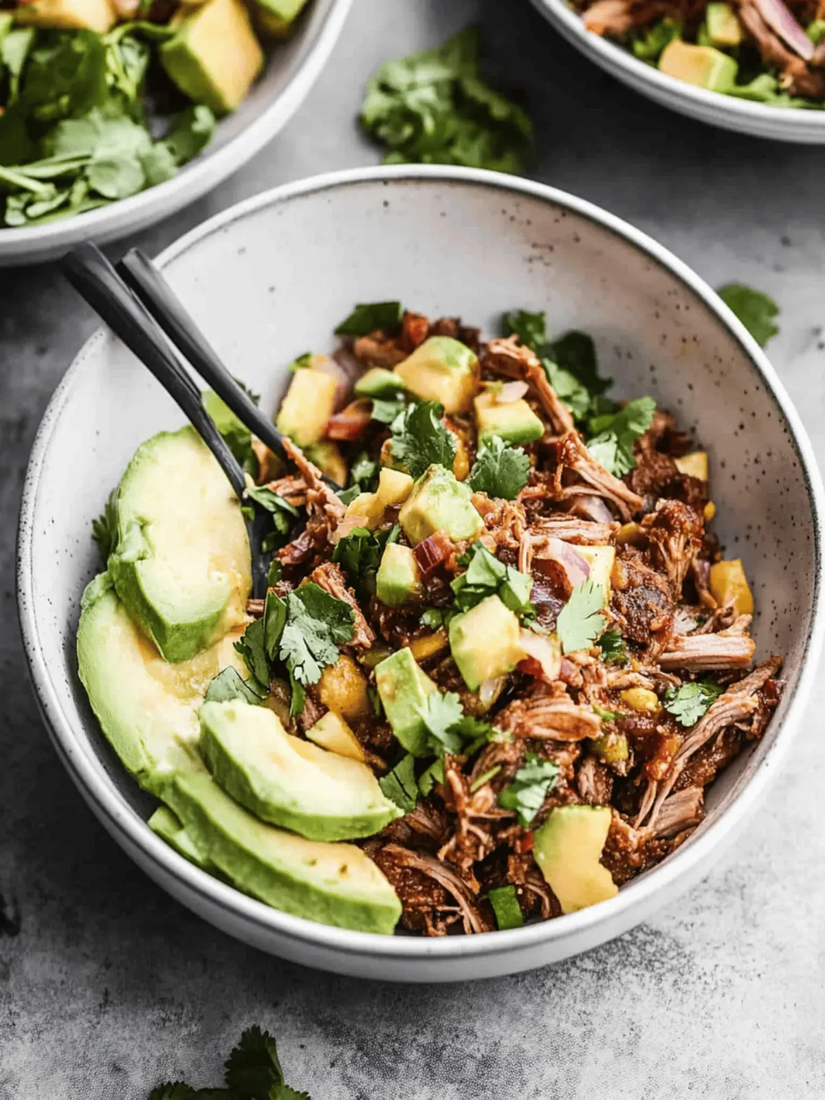 Mojo Pork Bowls