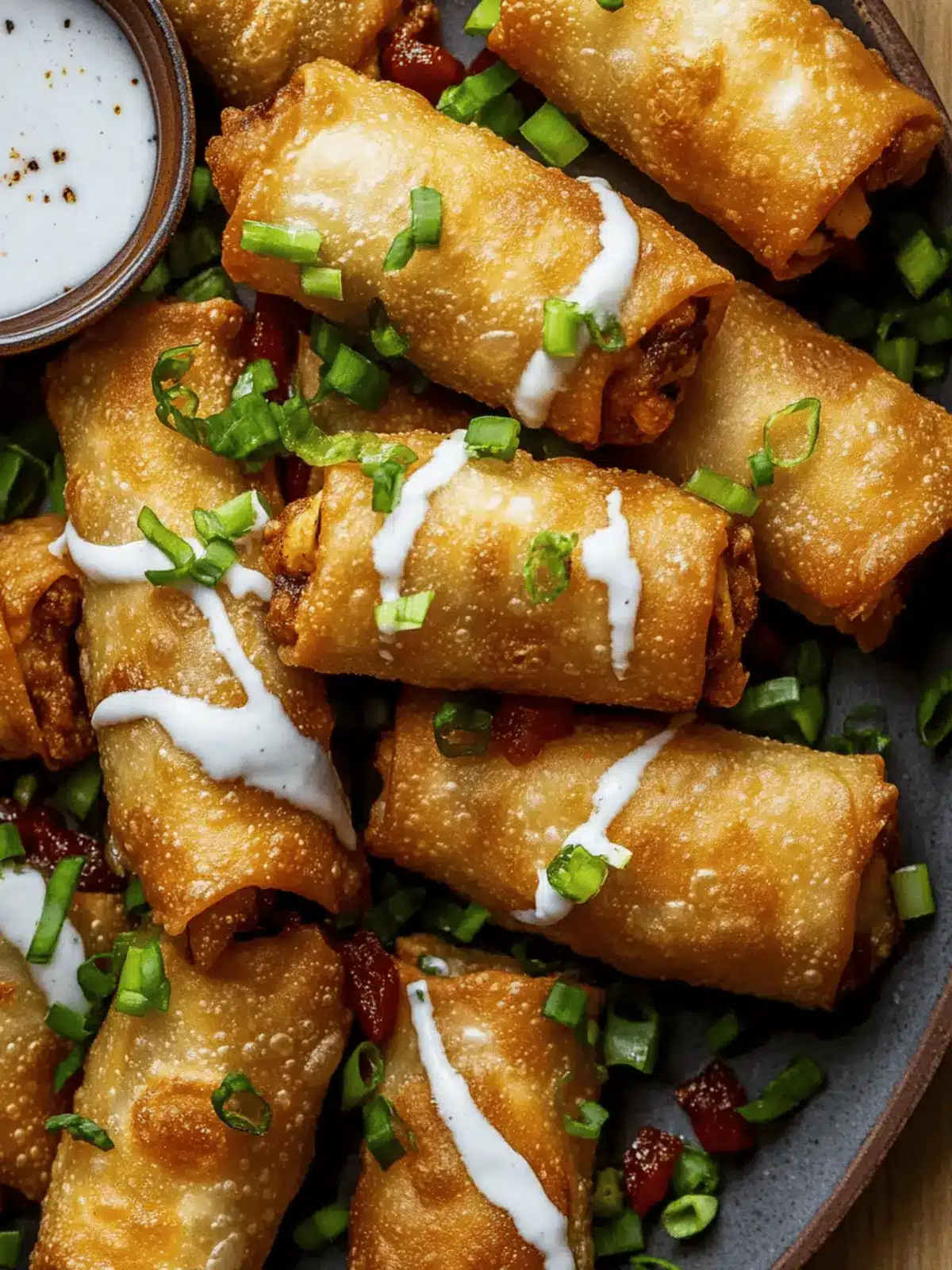 Jalapeno Popper Egg Rolls