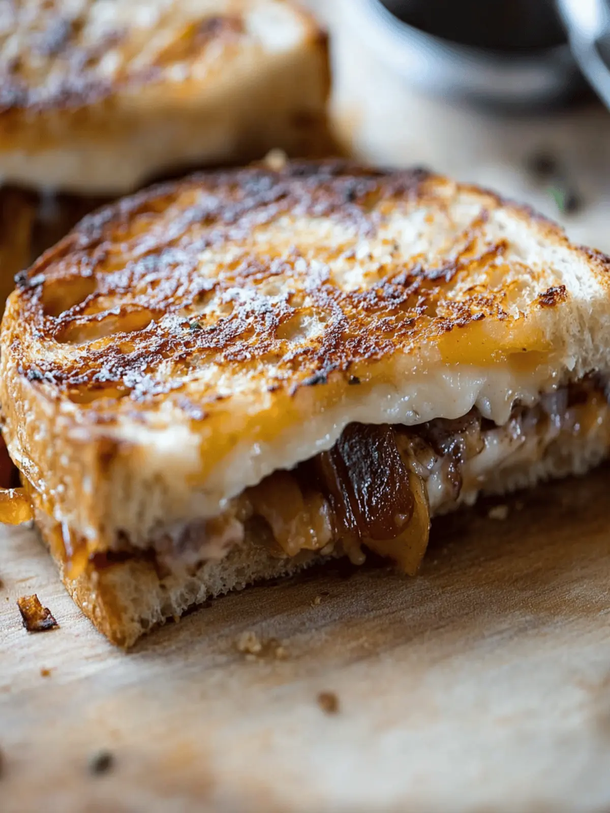 Grilled Gruyere and Sweet Onion Sandwiches