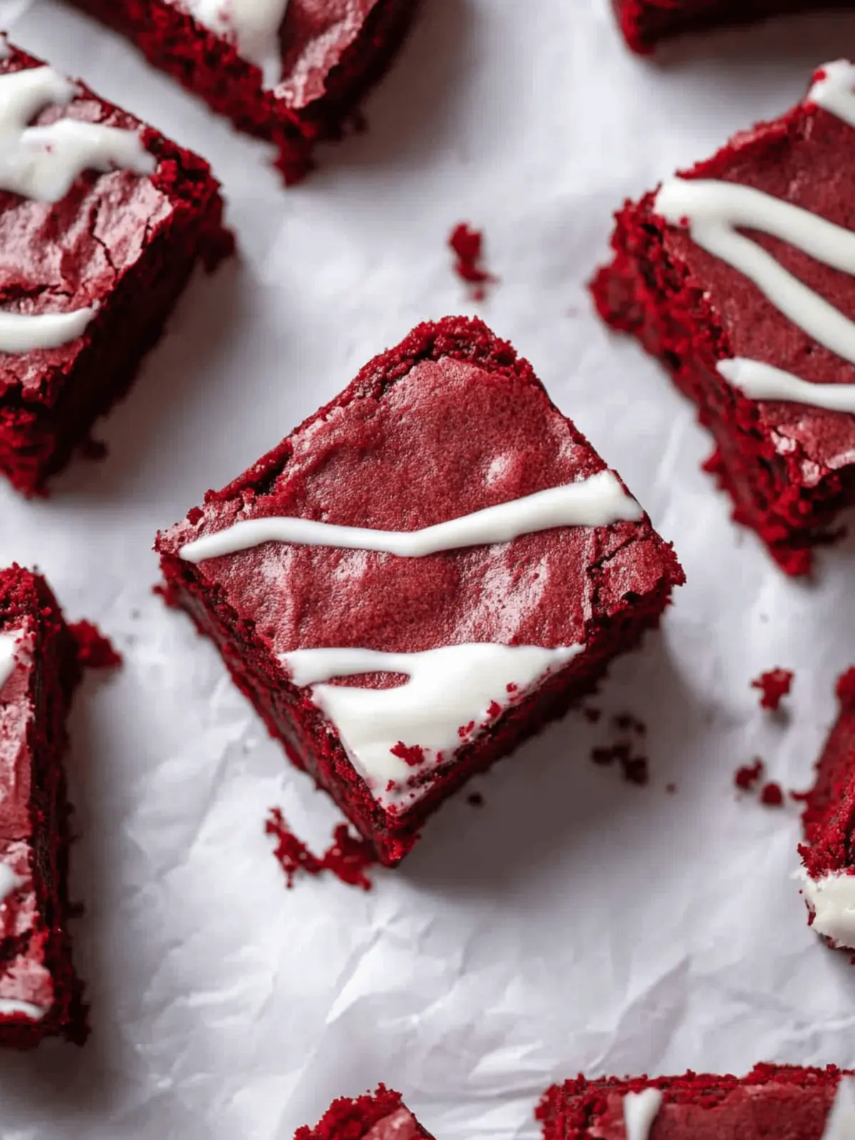The Best Fudgy Red Velvet Brownies Recipe