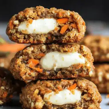 Carrot Cake Cookies-Stuffed