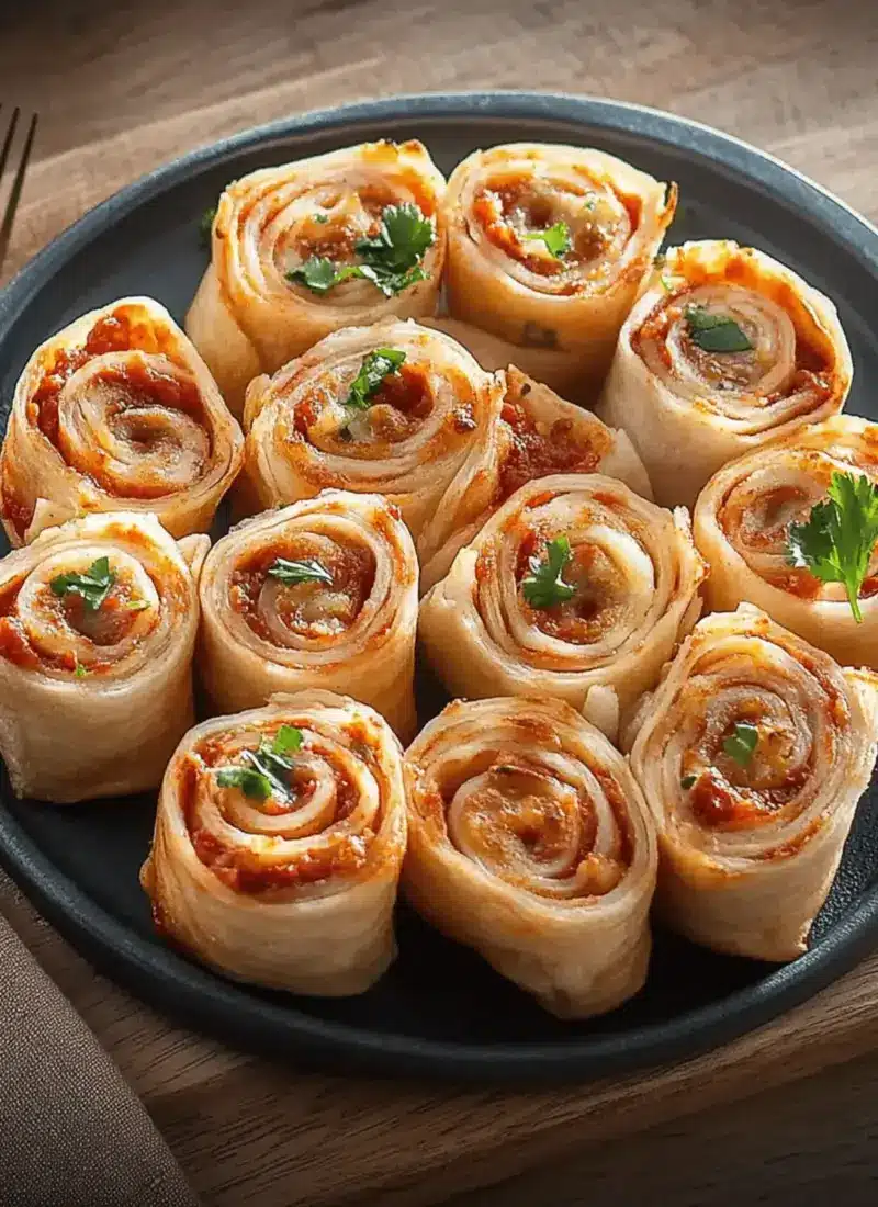 Tortilla Pizza Rolls