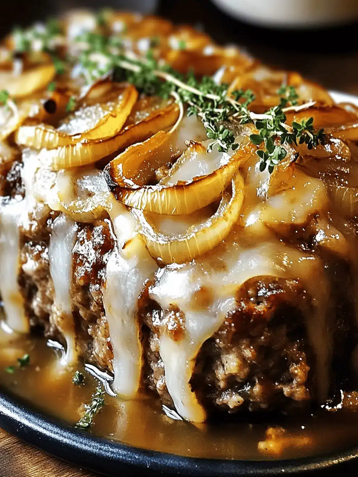 French Onion Meatloaf