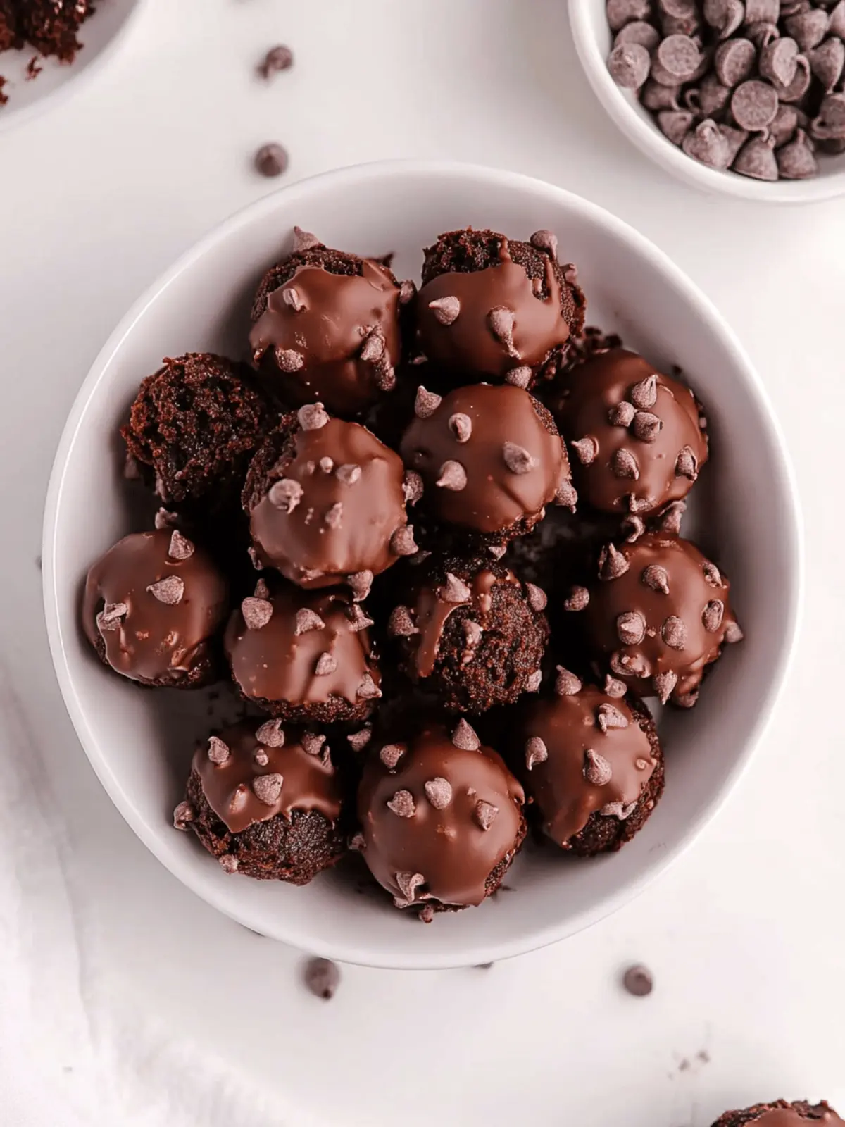 No-Bake Brownie Bites