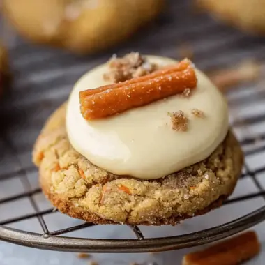 Spiced Crumbl Carrot Cake Cookies