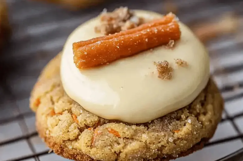Spiced Crumbl Carrot Cake Cookies