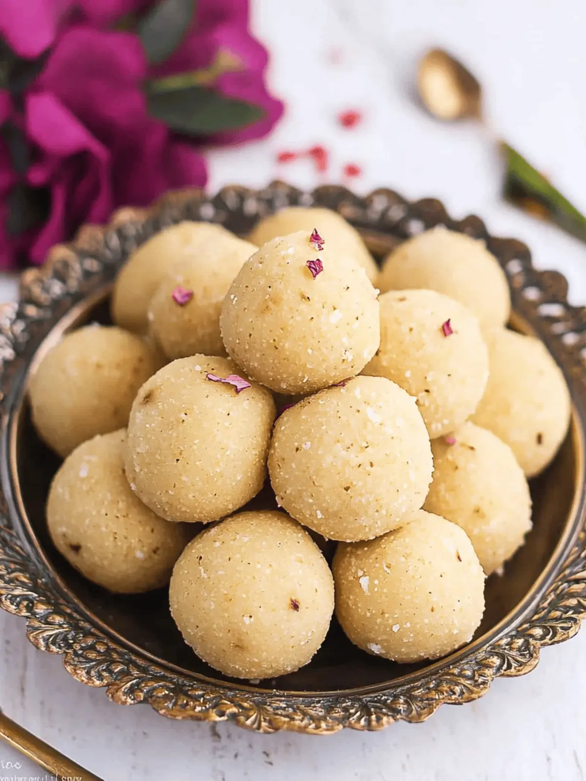 Rava Coconut Laddu for diwali celebration