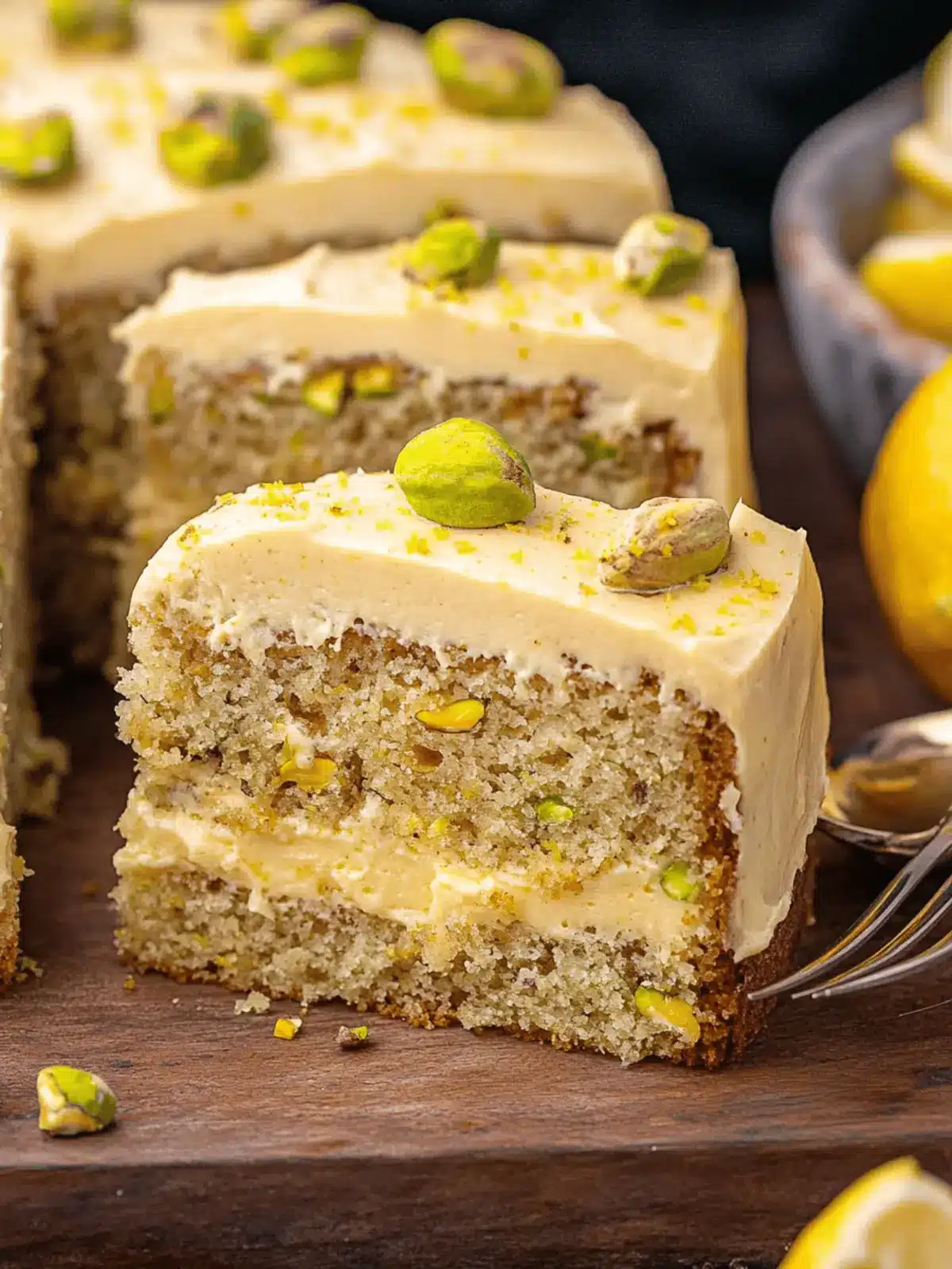 Lemon Pistachio Cake