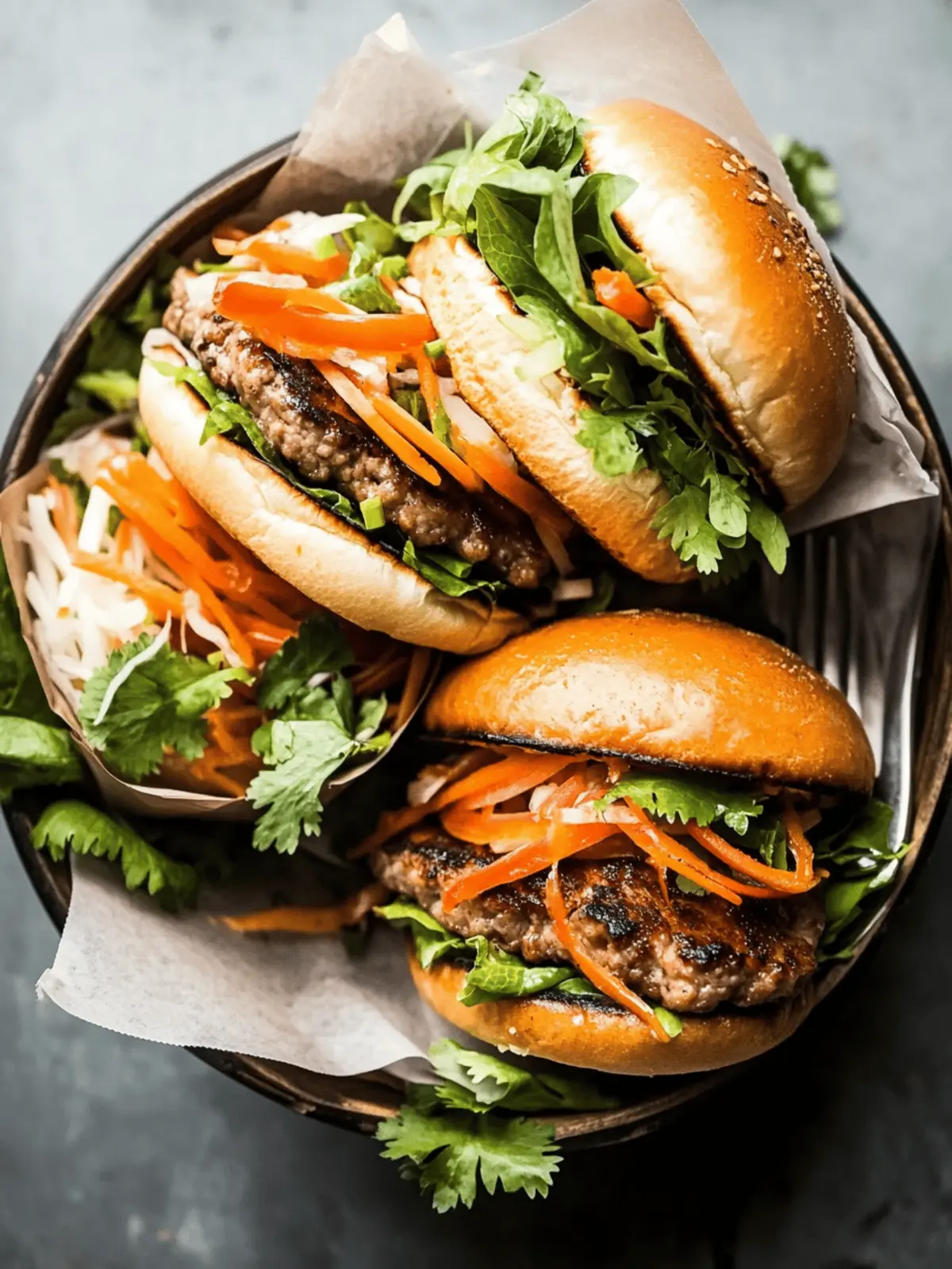 Pork Banh Mi Burger