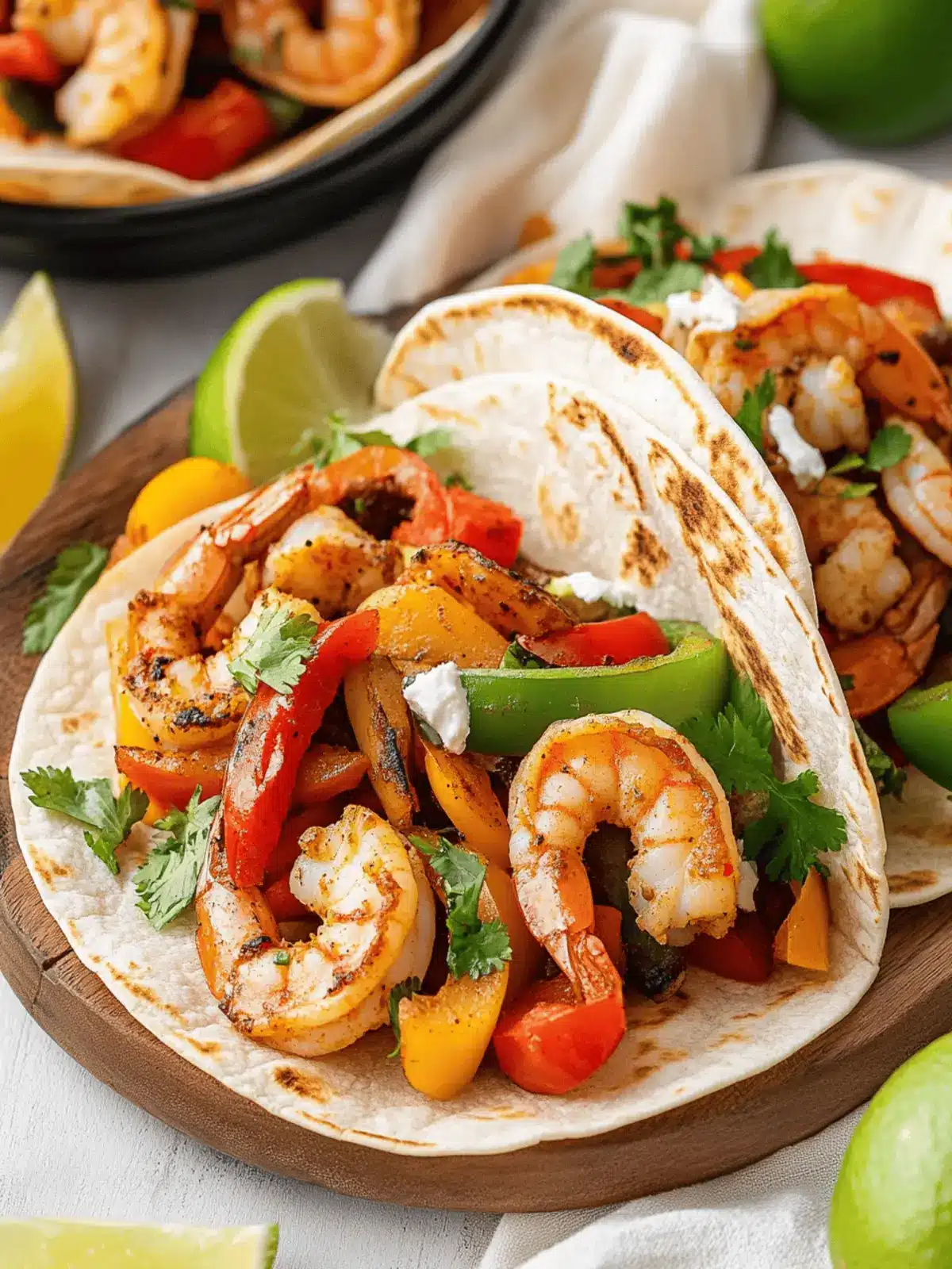 Shrimp Fajitas