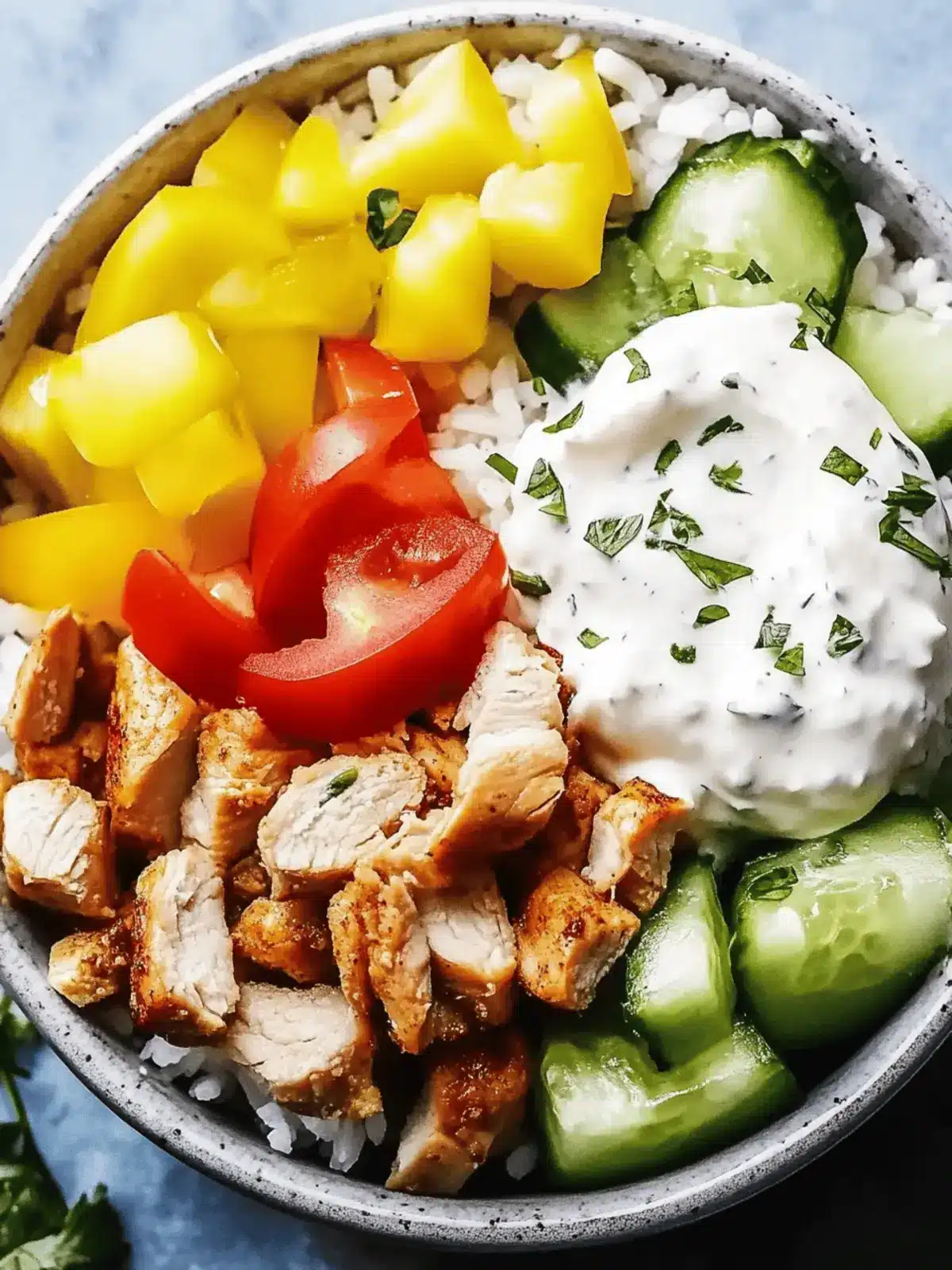 Delicious Low-Carb Turkey Gyro Bowl for Healthy Meal Prep