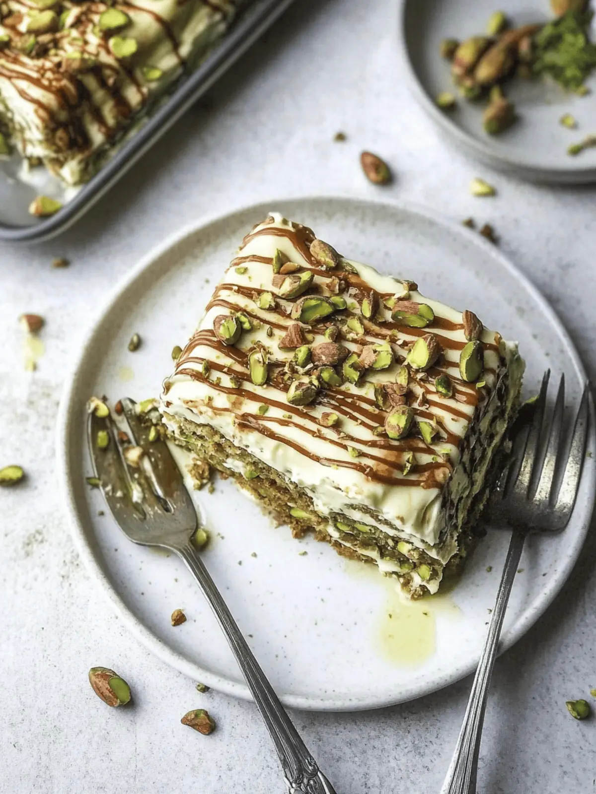Pistachio Tiramisu