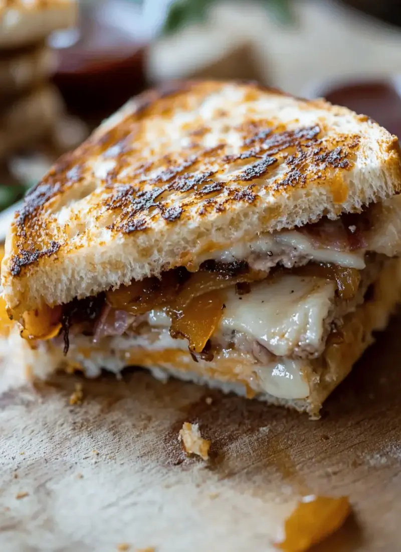 Grilled Gruyere and Sweet Onion Sandwiches