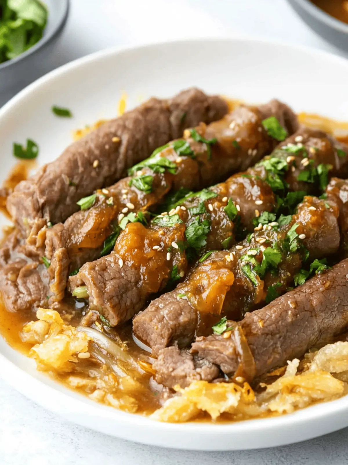 Enoki Beef Rolls