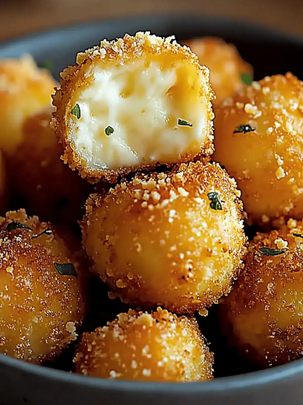 Cheesy Parmesan Mozzarella Bites