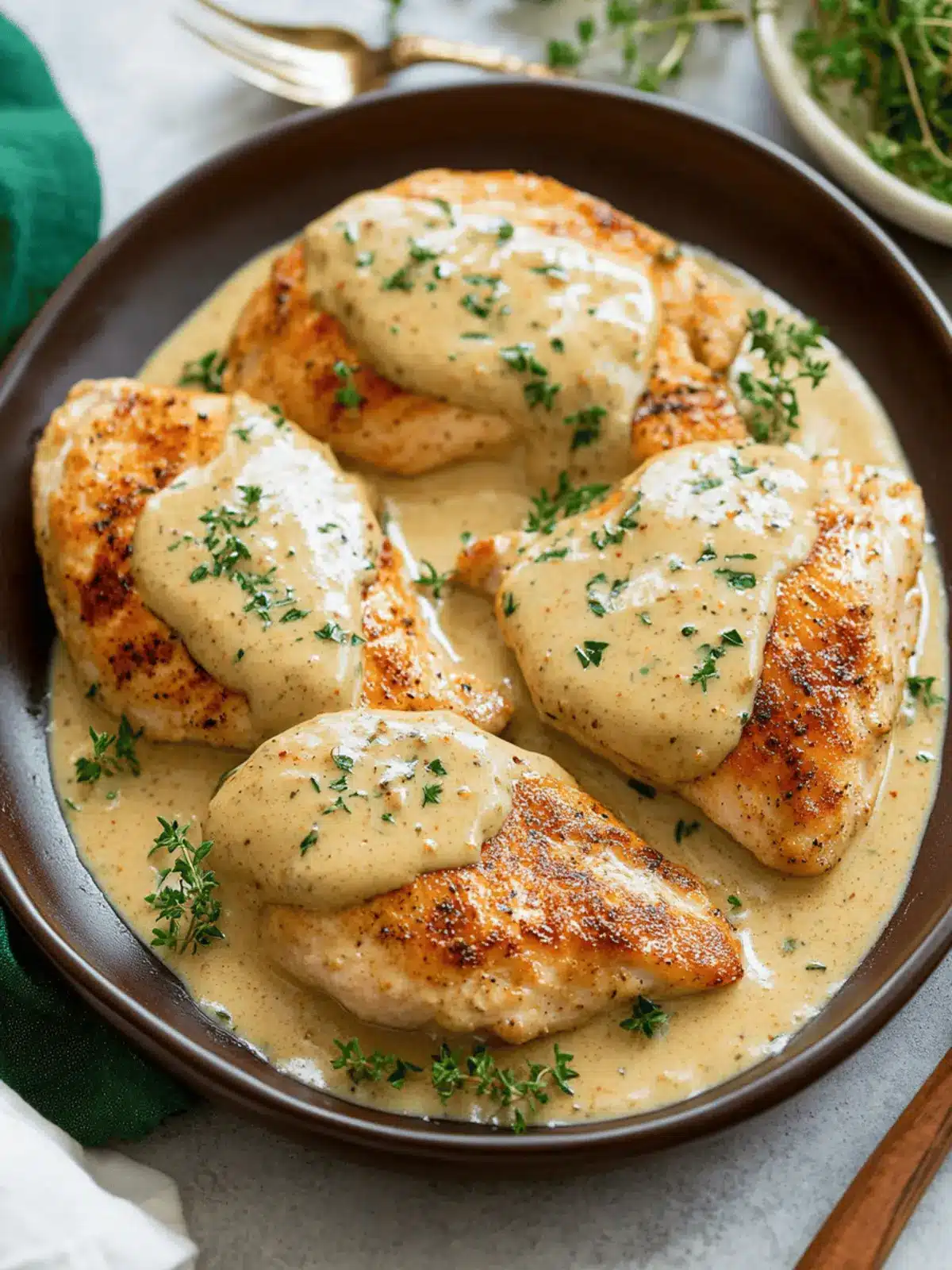 Creamy Dijon Mustard Chicken