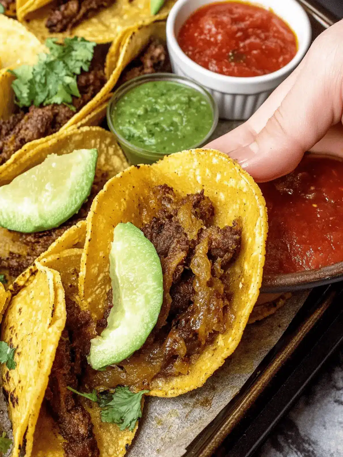 Crispy Baked Beef Tacos