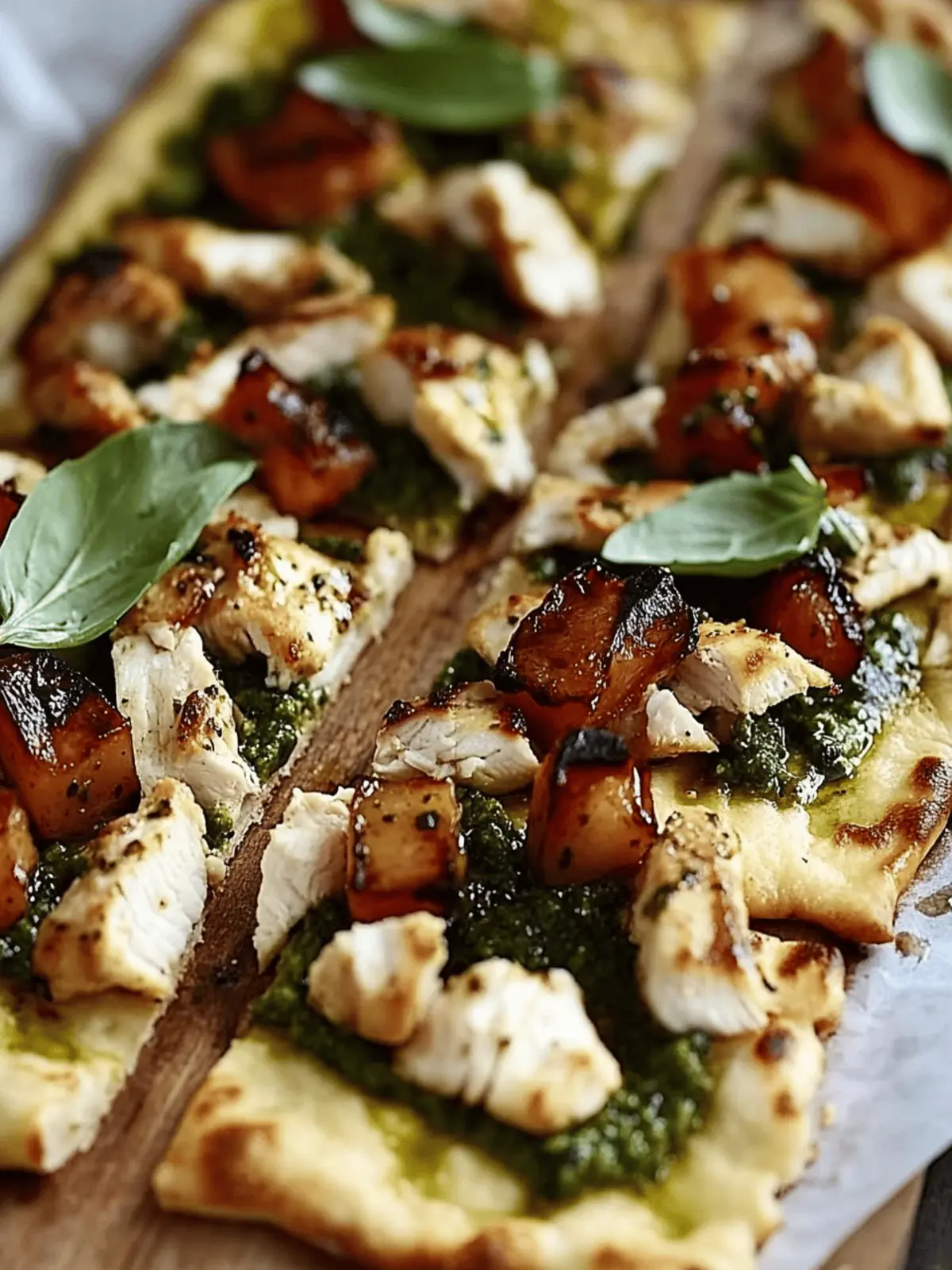 Pesto Chicken Flatbread: A Delicious and Easy Recipe for Dinner
