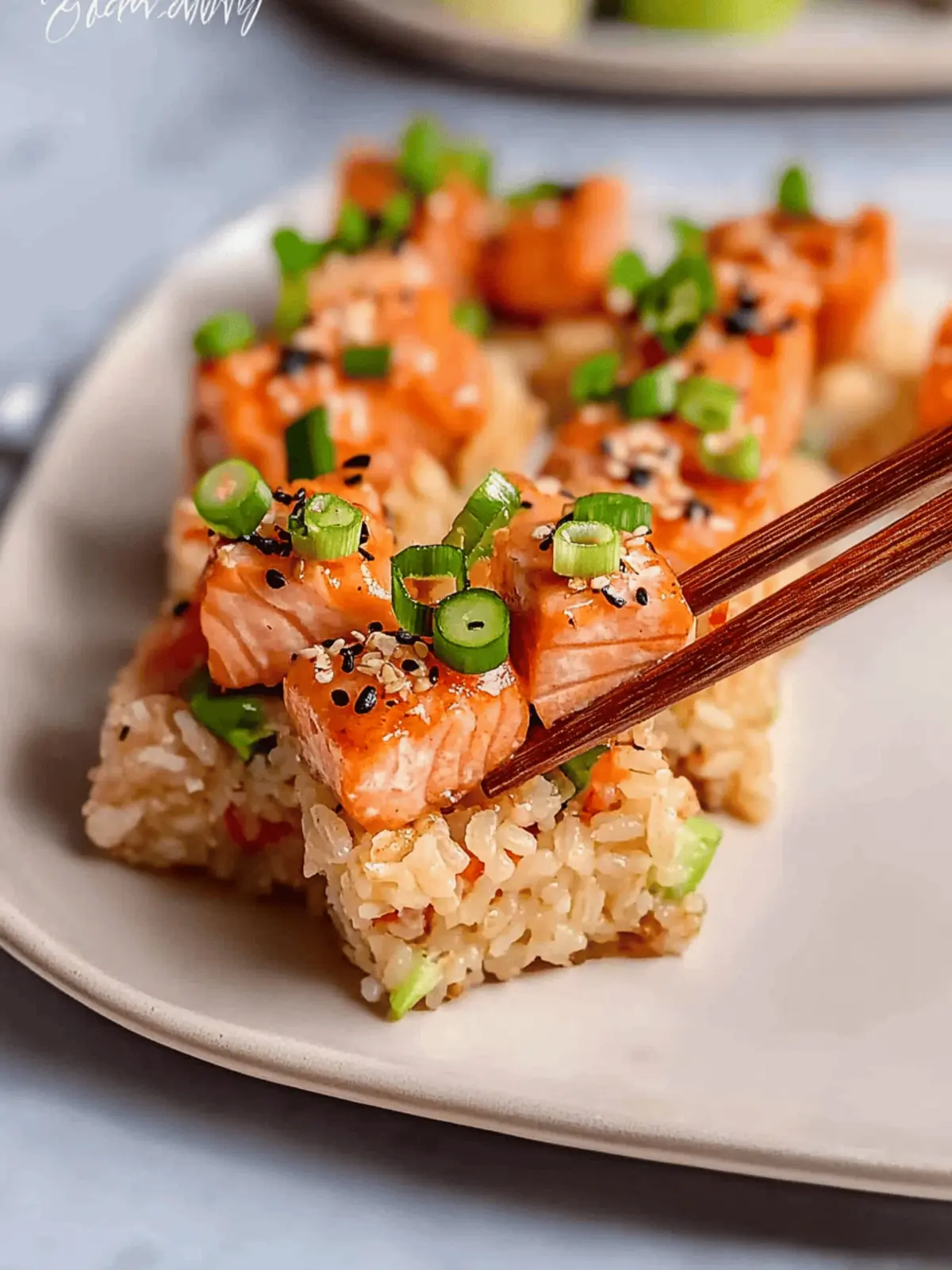 Salmon Crispy Rice