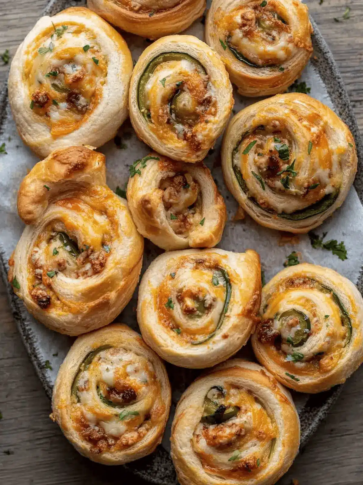 Jalapeno Popper Pinwheels