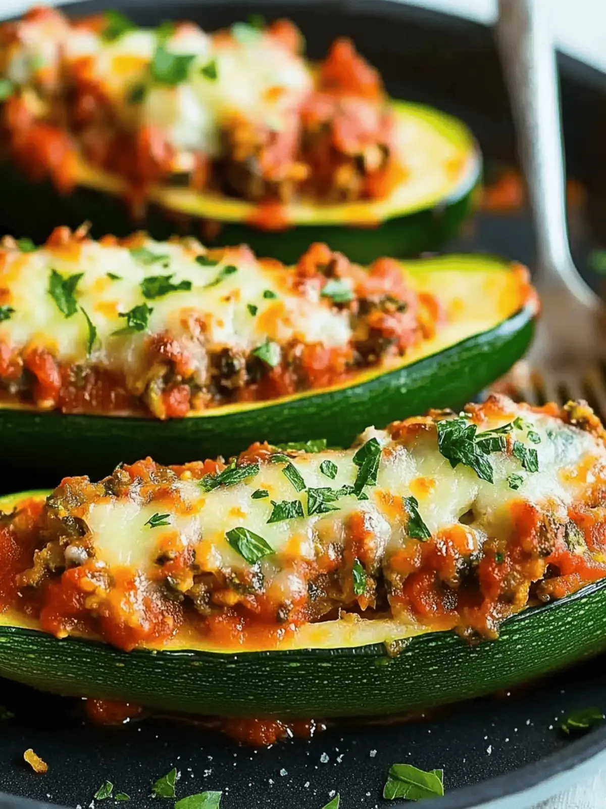 Stuffed Zucchini Boats