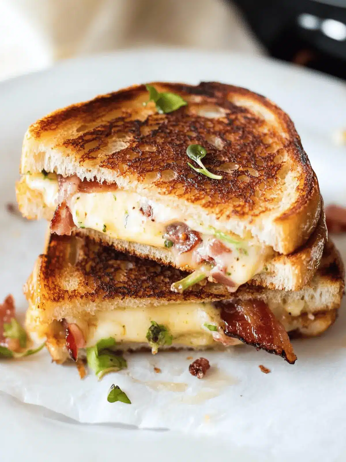 Fig and Bacon Grilled Cheese