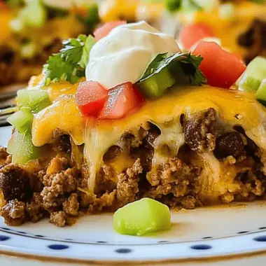KETO FRIENDLY TACO CASSEROLE RECIPE