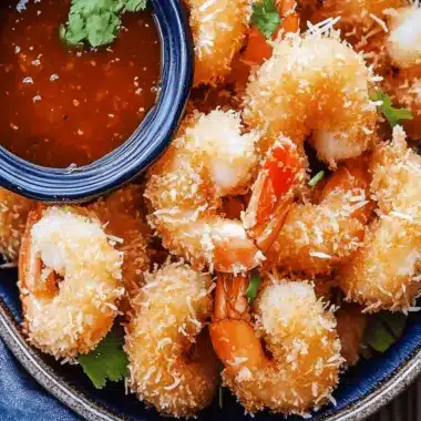 Crispy Coconut Shrimp with the Best Dipping Sauce Ever
