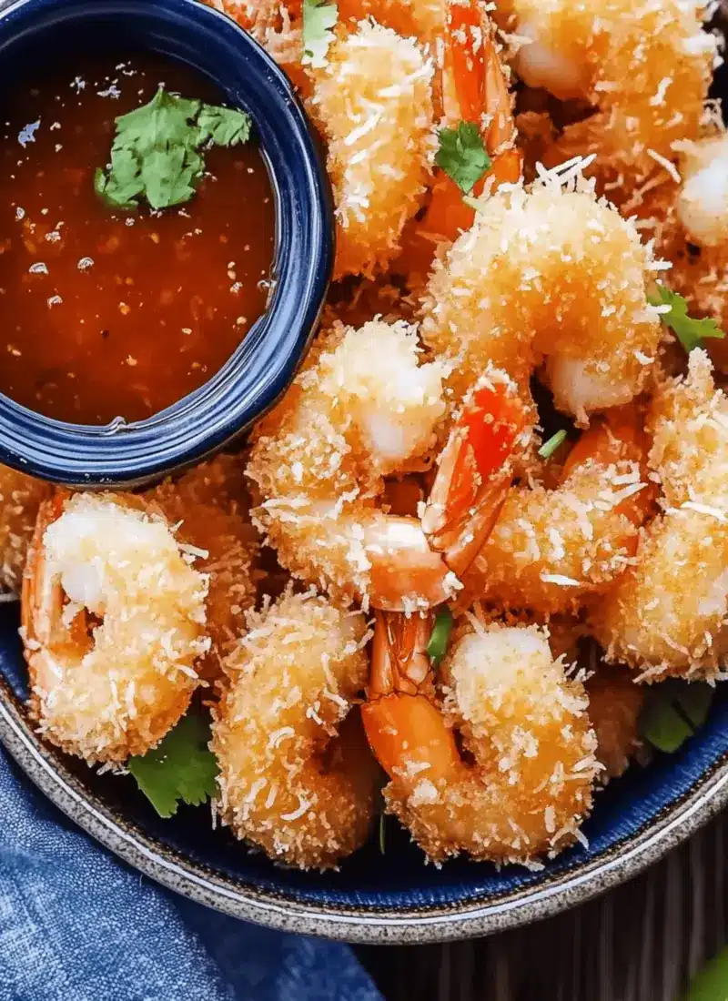 Crispy Coconut Shrimp with the Best Dipping Sauce Ever
