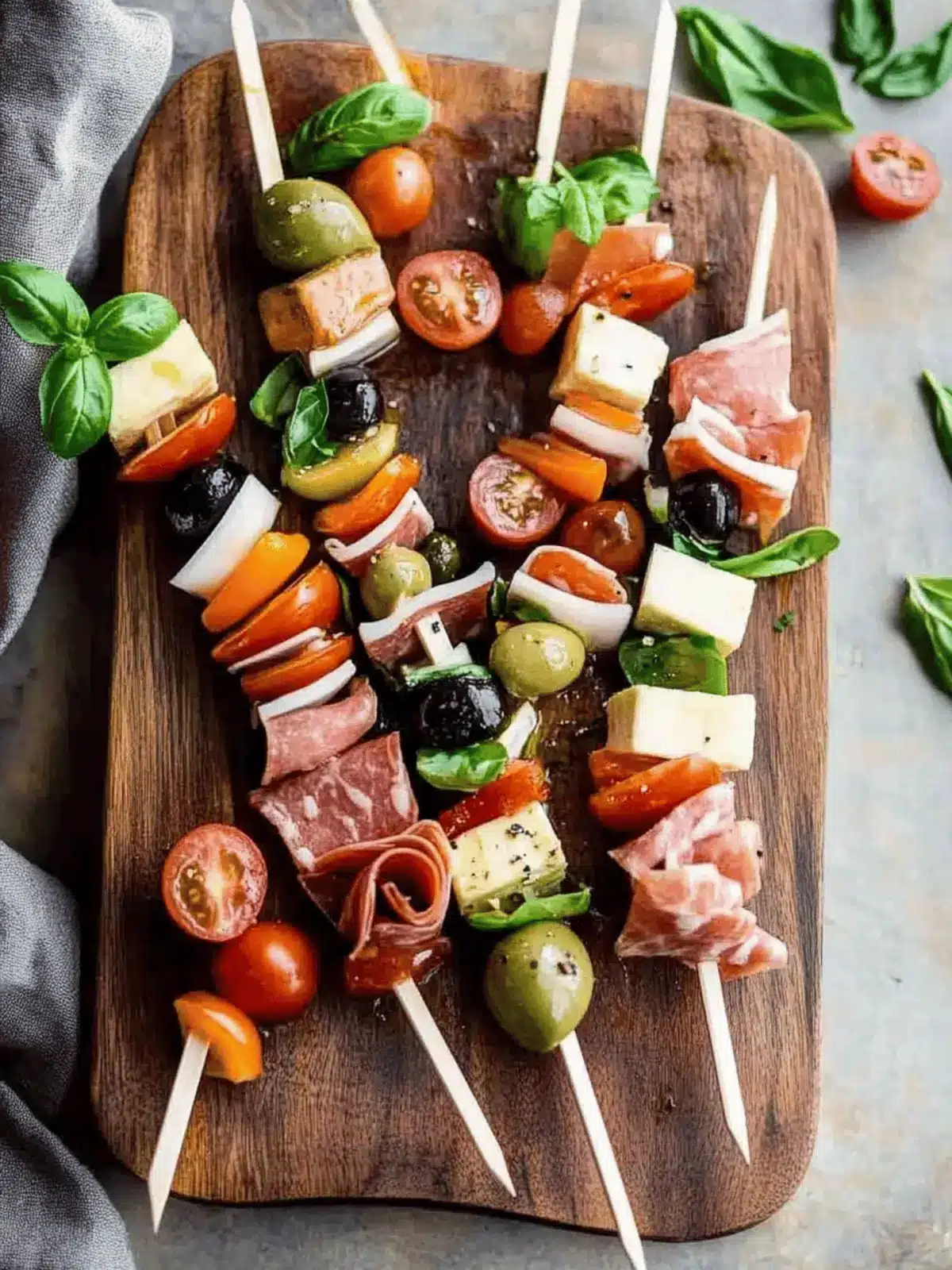 Antipasto Skewers