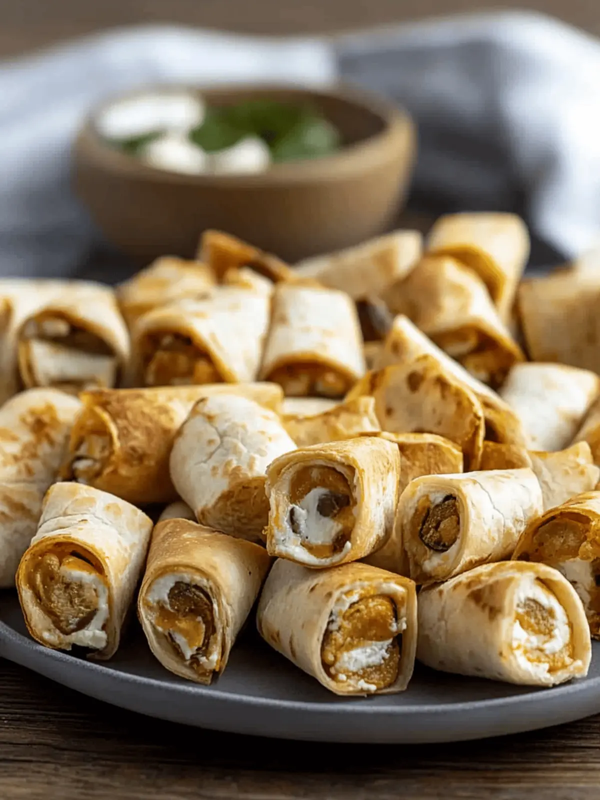 Cream Cheese Tortilla Bites