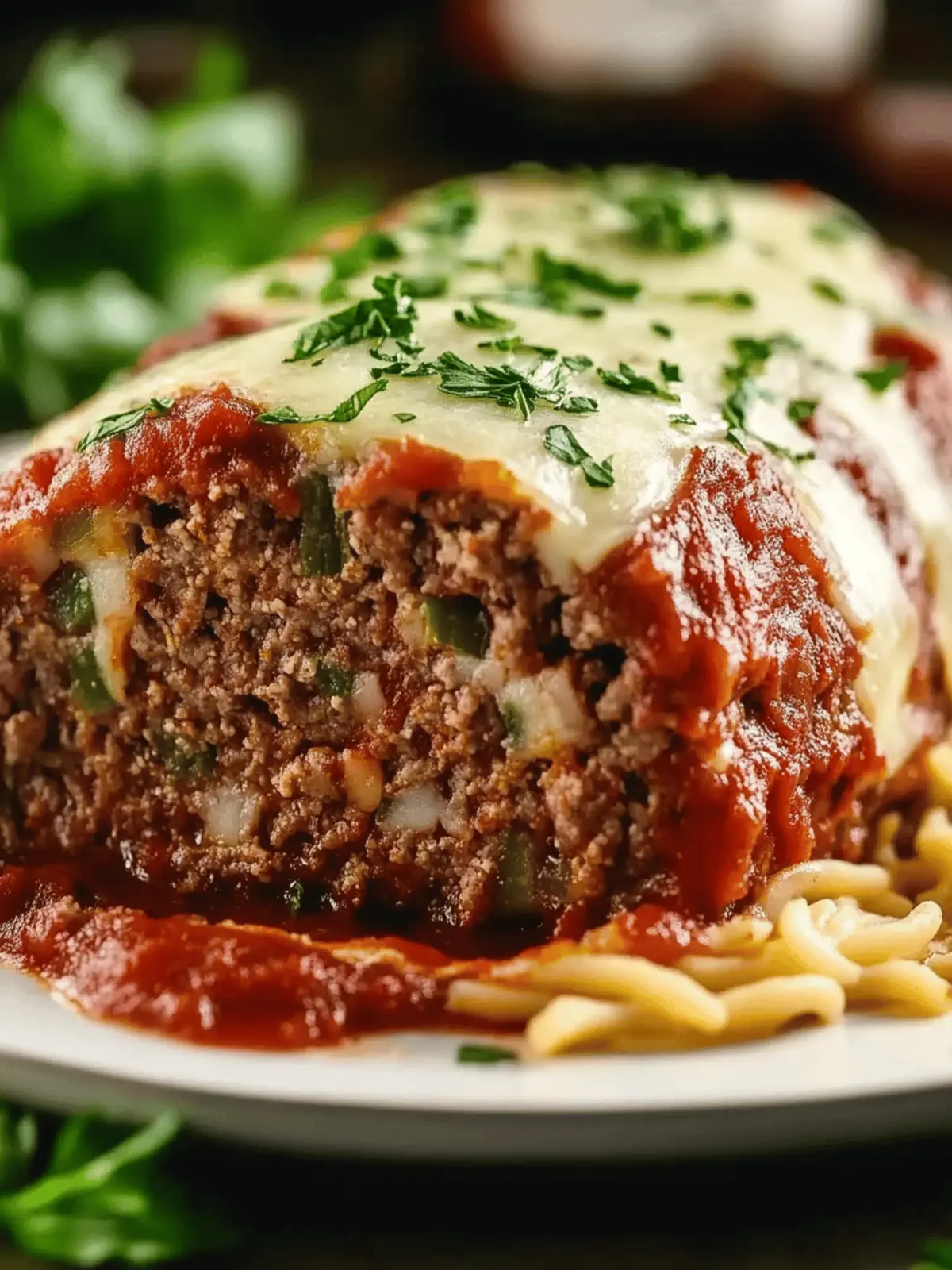 Stuffed Italian Meatloaf