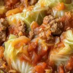 Slow Cooker Unstuffed Cabbage Rolls