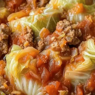 Slow Cooker Unstuffed Cabbage Rolls