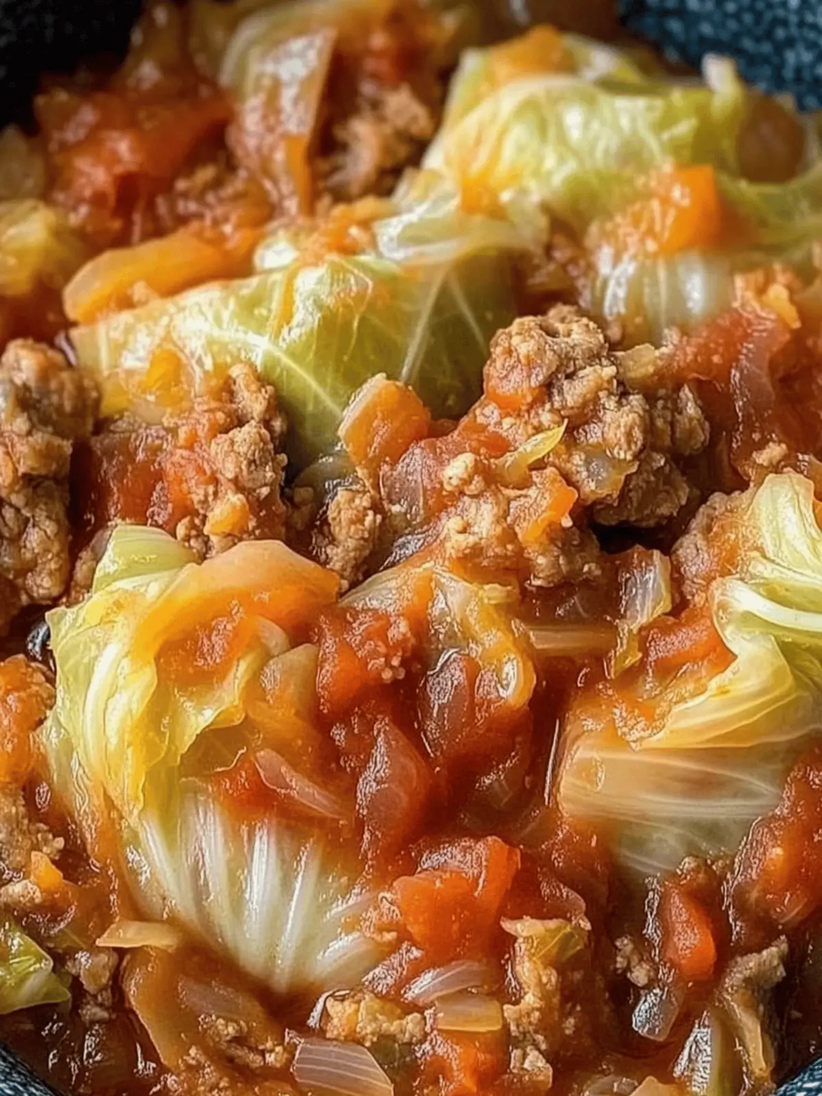 Slow Cooker Unstuffed Cabbage Rolls