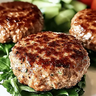 Juicy Ground Turkey Burgers