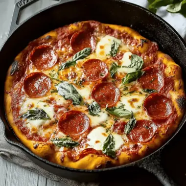 Cast Iron Skillet Pizza
