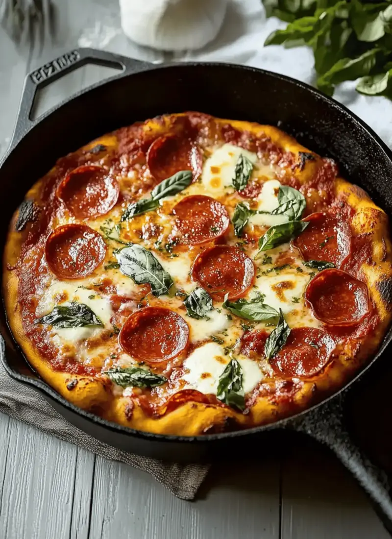 Cast Iron Skillet Pizza
