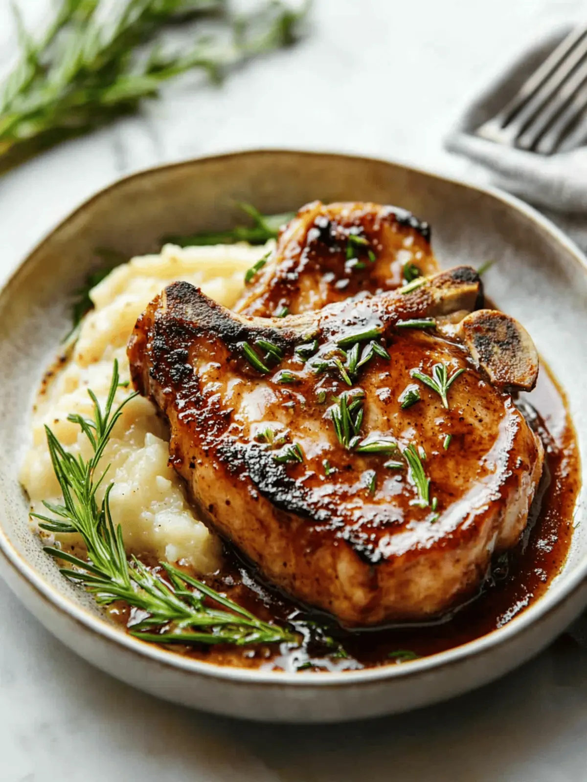 Easy 30 Minute Brown Sugar Pork Chops