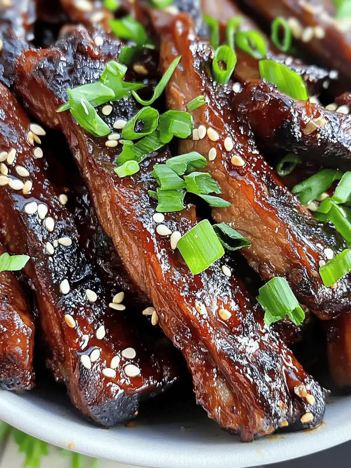 STICKY ASIAN PORK RIBS
