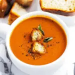 Roasted Tomato Basil Soup