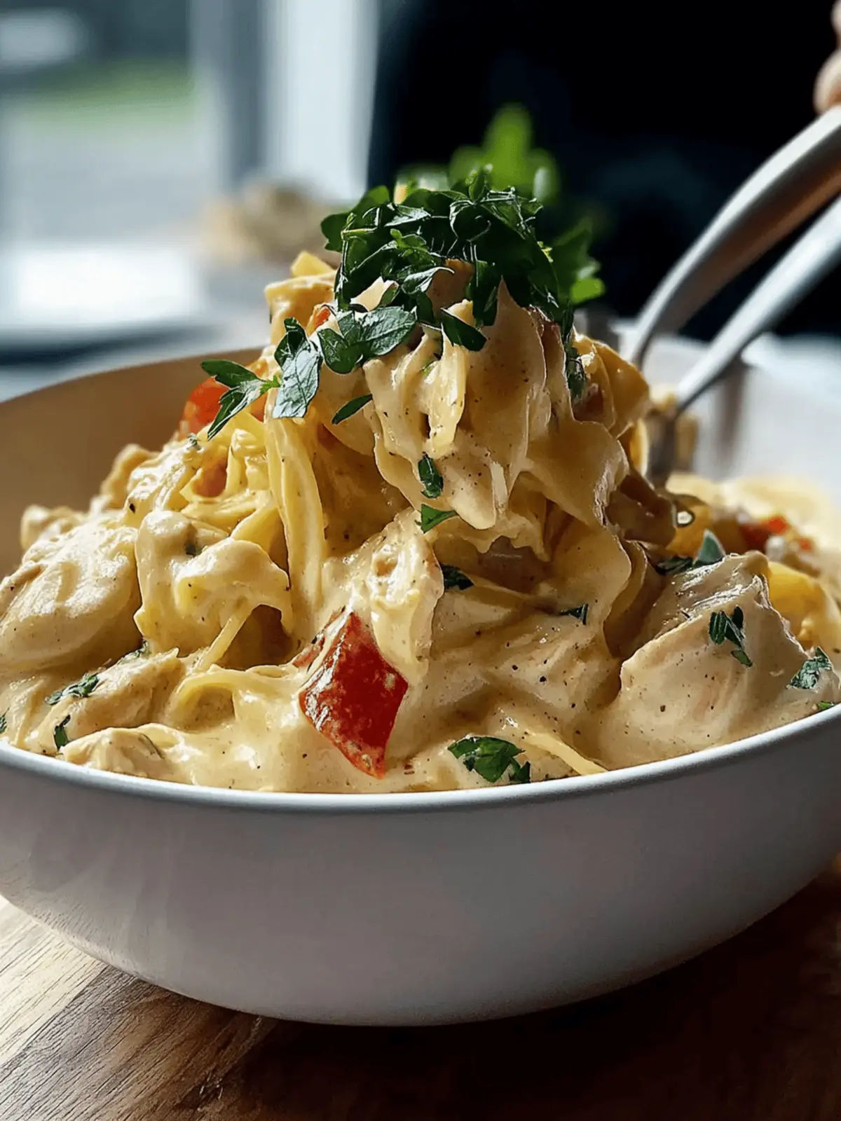 Creamy Crockpot Chicken and Noodles