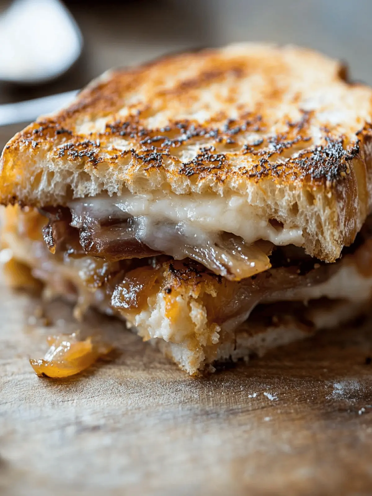 Grilled Gruyere and Sweet Onion Sandwiches